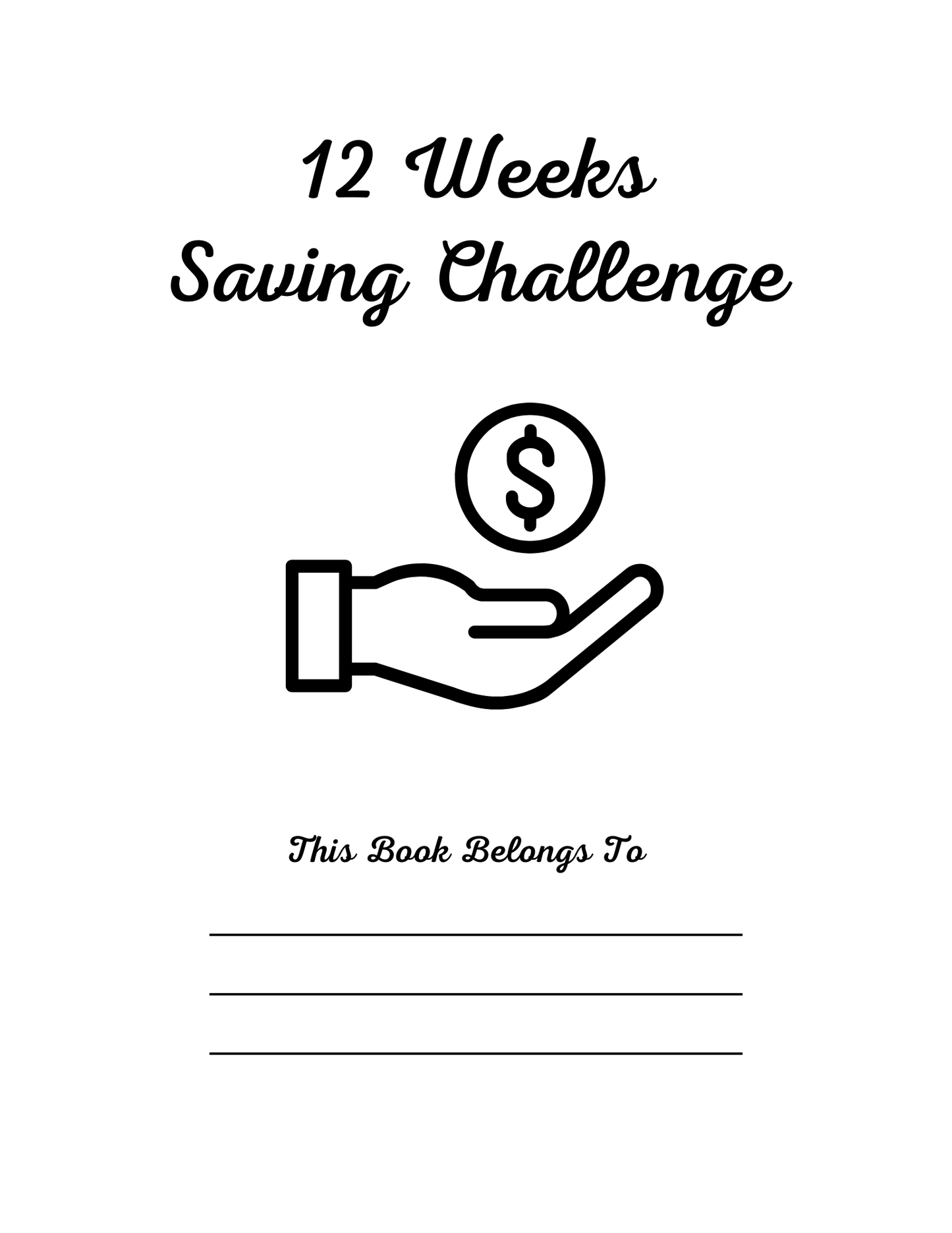 12-Week Saving Challenge
