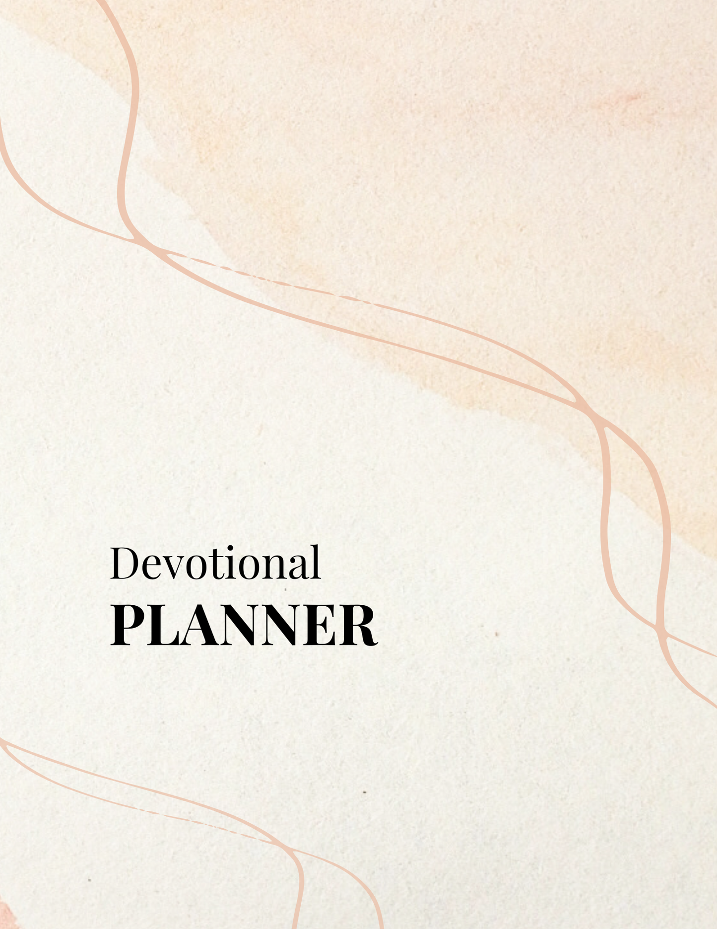 Devotional Planner