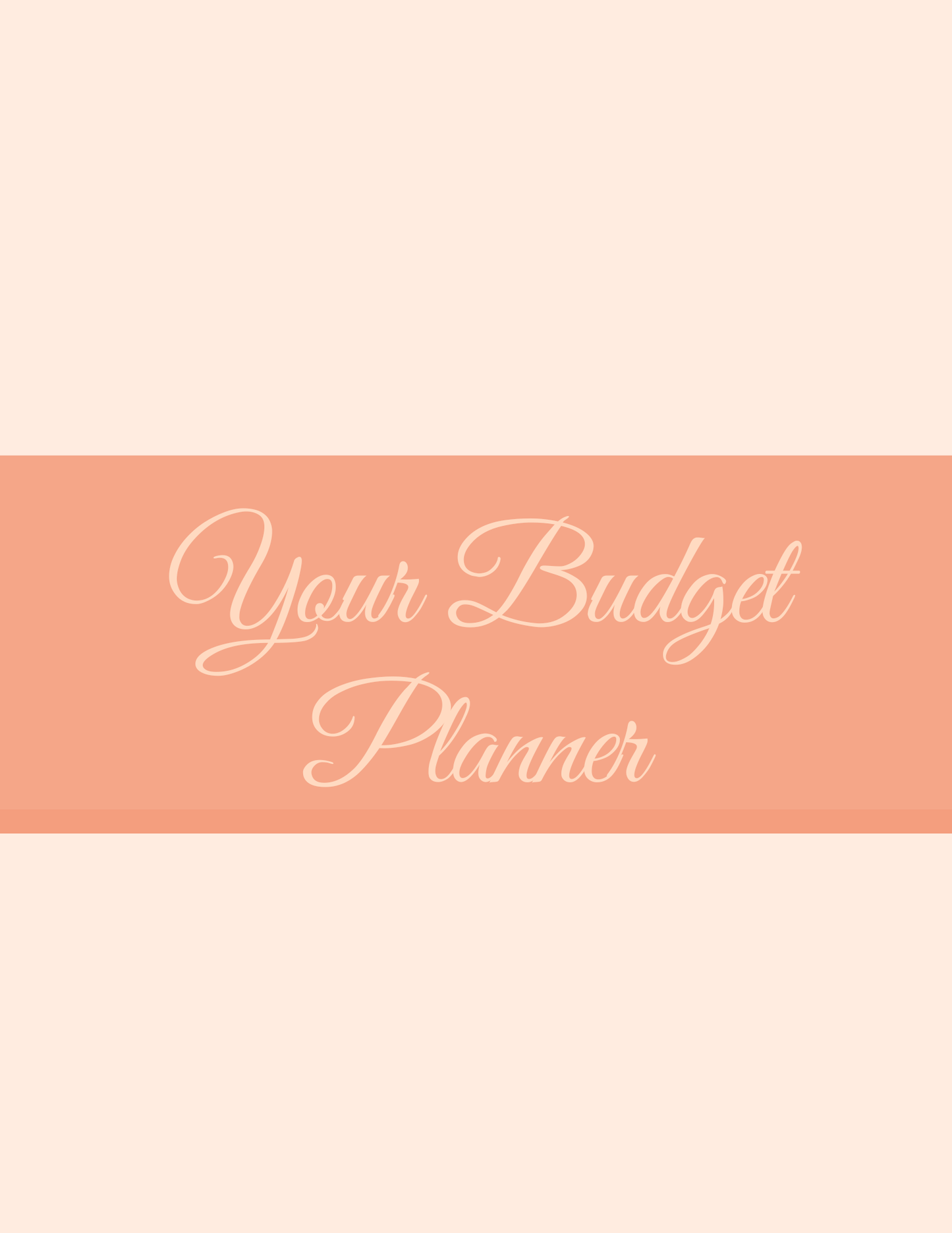 Rainbow Budget Planner