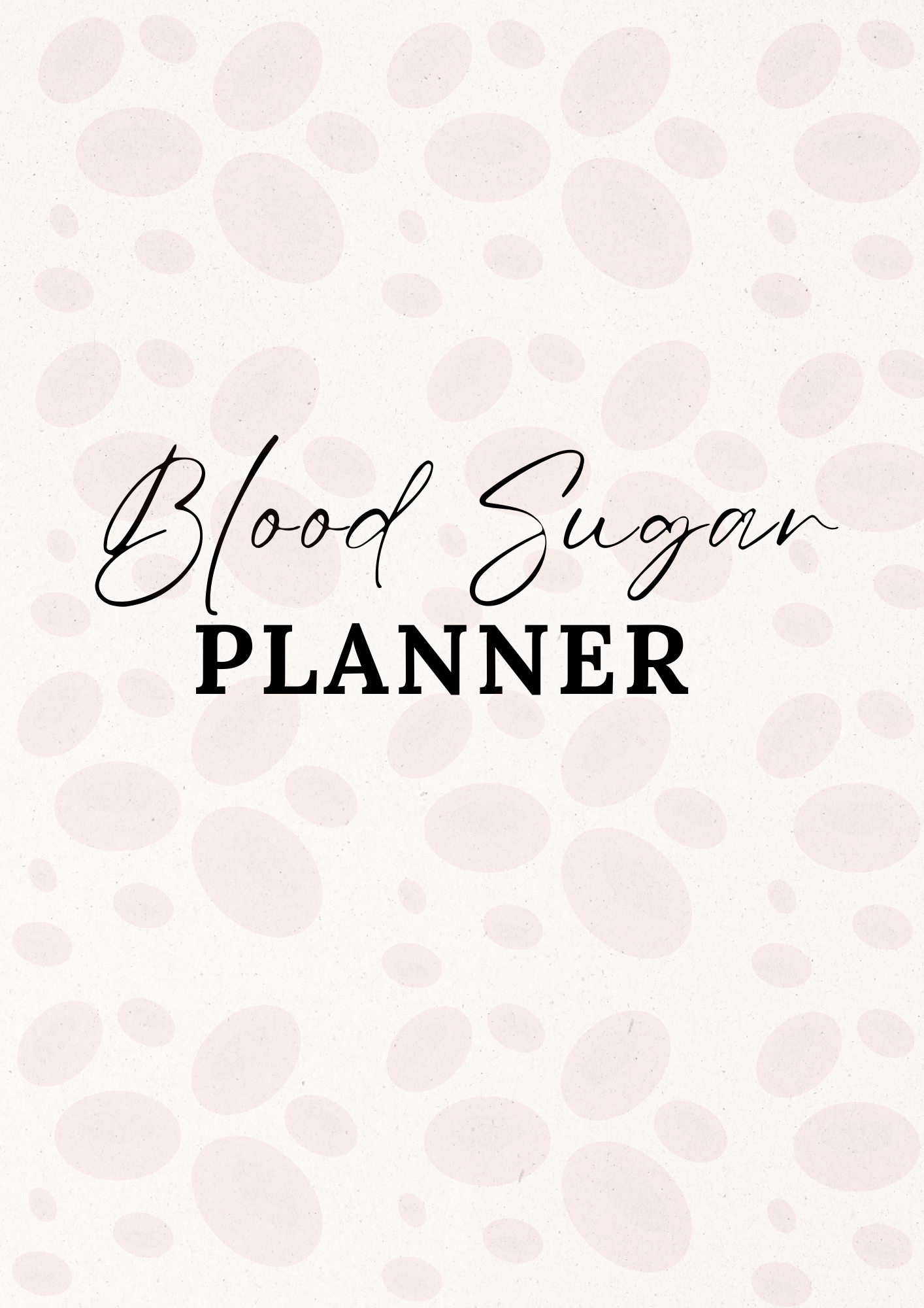 Blood Sugar Planner